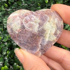 Beautiful Iolite Heart